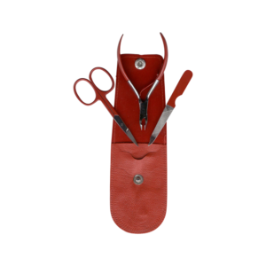Mnaicure Kit (powder coated 3Pcs. Set ( made of real & artificial Leather )